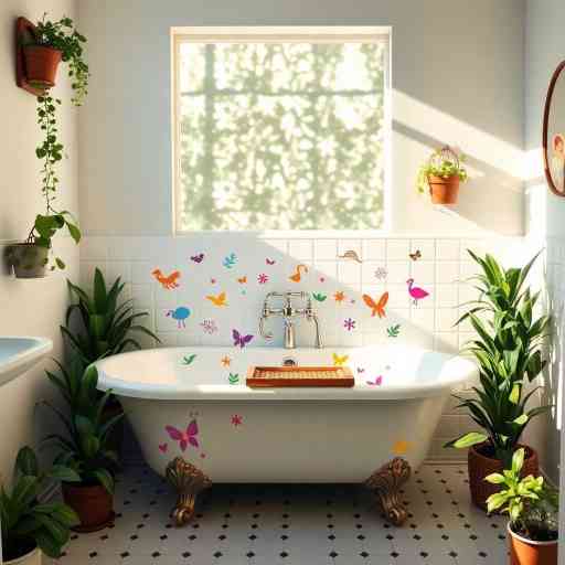 Transform Your Bathroom with DIY Bathtub Decals